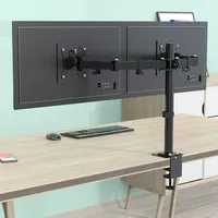 Svita MOKPO Monitorhalterung 2 Monitore 15-27 Zoll Tisch Höhenverstellbar