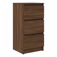 VidaXL Sideboard Braun Eichen-Optik 37,5x35x76 cm Holzwerkstoff