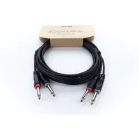 Cordial Audio Kabel 2x Klinkenstecker 6,3mm mono - 2x