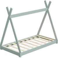 Hago HAGO24 Kinderbett 140x70cm Mint Tipibett Holz Kiefer Bettgestell