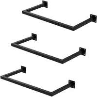 ML-Design Garderobenständer Kleiderstange Schwarz