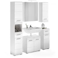 Xonox.home Linus 5-tlg. Hochglanz Weiß