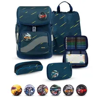 Belmil Smarty Plus Premium Schulranzen Set 5-teilig Orion Blue