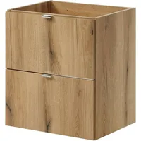 [en.casa] Waschbeckenunterschrank Waschbeckenunterschrank Newport 50x60x40cm Eichenoptik