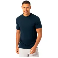 Super.natural Casual Rib Bio T-Shirt blau XXL