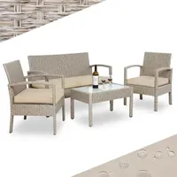 CASARIA Balkonset 7-tlg. Creme