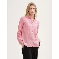 Tom Tailor With Slub Structure 1035247 Bluse Berry Red
