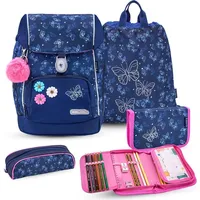 Belmil Premium Schulranzen Set 4-teilig Sapphire