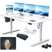 Kesser KESSER® Höhenverstellbarer Schreibtisch elektrisch Ergonomisch Steh-Sitz Schreibtisch 3-Funktions-Memory
