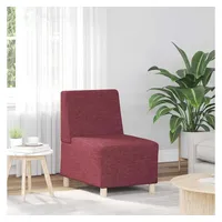 VidaXL Sofa-stuhl ohne Armlehnen Weinrot 55 cm Stoff vidaXL