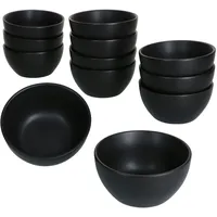 Mambocat 12er Set Snack- & Dip-Schälchen London Lampart Nero
