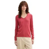 Tom Tailor Front Logo Coin Pullover Mit V-ausschnitt -