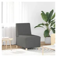 VidaXL Sessel Dunkelgrau 55 cm Stoff