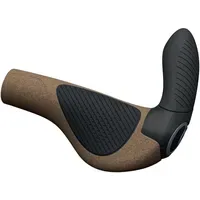 Ergon GP3 Evo Biokork Fahrradgriffe L braun/schwarz
