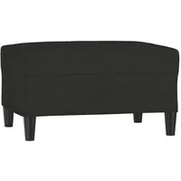 VidaXL Fußhocker 70 x 55 x 41 cm Schwarz
