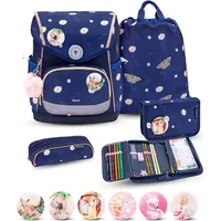 Belmil Compact Plus Premium Schulranzen Set 5-teilig Daisy
