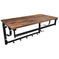 VASAGLE Kleiderablage, 60x30x31.7cm, Rustikales Braun,