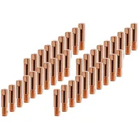 STAHLWERK 2 x Stromdüsen AK15 MB15 Kontaktdüsen M6x25 1,0