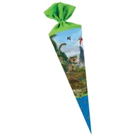 NESTLER Schultüte schleich Dinosaurs 2 rund mit Tüllverschluss 70cm