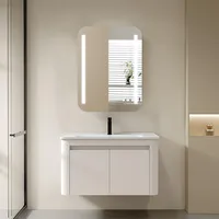 Talos Black Linea 60x70cm - Spiegelschrank bad mit 2