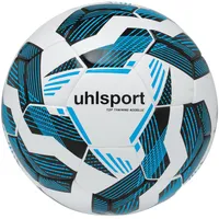 Uhlsport Fairtrade Top Addglue Fußball Trainingsball weiß/schwarz/fluo blau 3
