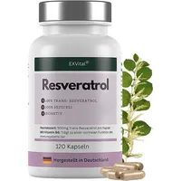 Exvital EXVital® Resveratrol Kapseln, 500mg pro Kapsel, vegan Kapseln,