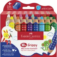 Faber-Castell Buntstift Grippy 16 St. mehrfarbig