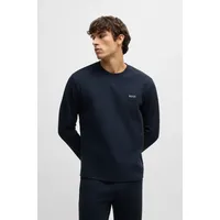 Boss Waffle 10269584 Langarm-pyjama-t-shirt - Dark Blue - L