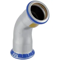 Geberit Mapress Edelstahl Bogen 45Gr d88,9 (Gas)