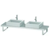 Duravit DS101C01818 für Aufsatzbecken, 2 Ausschnitte, Stärke 4.5 cm,