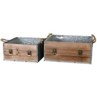 Dijk Natural Dijk Holzkiste natur 27 x 27 x