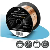 STAHLWERK Schweißdraht MIG MAG CuSi3 1,0 mm 1 kg