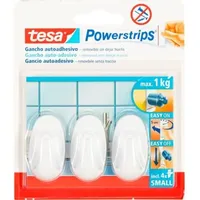 Mayólica Tesa Powerstrips Haken 57533 oval weiß