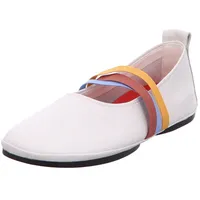 Camper Damen Right Nina K201665 Ballerina, Weiß Natur 001