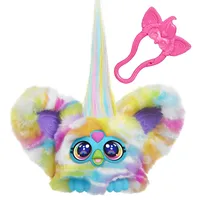 Hasbro Furby Furblets Zee-Bah Zebra-Minispielzeug aus Plüsch, Regenbogen