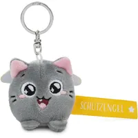 NICI 62055 Schlüsselanhänger Katze "Schutzengel!" gelb