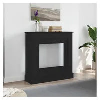 VidaXL Kaminumrandung Schwarz Eichen-Optik 90x30x90 cm Holzwerkstoff vidaXL