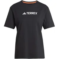 Adidas Terrex Classic Logo Kurzarm-t-shirt - Black - XS