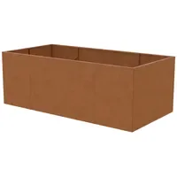 Floraworld Hochbeet 200 x 100 x 70 cm Braun