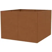 Floraworld Hochbeet Cortenstahl 100 x 100 x 70 cm
