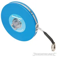 Silverline Glasfaserbandmaß 30 m x 13 mm