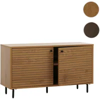 Mendler Garderobenkommode HWC-N78, Kommode Schrank, skandinavischer Stil Metall Holz