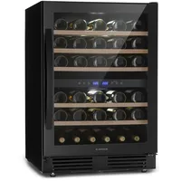 Klarstein Vinovilla 50 Duo Zweizonen-Weinkühlschrank 53l 17 Fl. 3-Farben