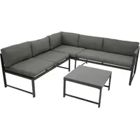DEGAMO Montana Loungeset Aluminium dunkelgrau