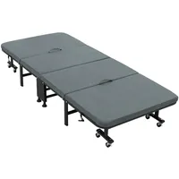 ECD Germany Gästebett Klappbett 80 x 190 cm blau