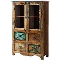 Massivmoebel24 Highboard 95 x 150 x 40 cm mehrfarbig