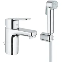 Grohe BauEdge - Waschtischarmatur mit Handbrause, verchromt 23757000