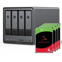 UGREEN DXP4800 Plus Seagate IronWolf NAS-Bundle NAS inkl. 4x