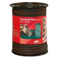 Ako fencing TriCond-Band orange/braun 5x0,40 TriC, 20mm, 200m