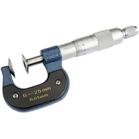 Dasqua 4111-8102 Scheibenmikrometer mit Kontrollmaß 0 - 25 mm